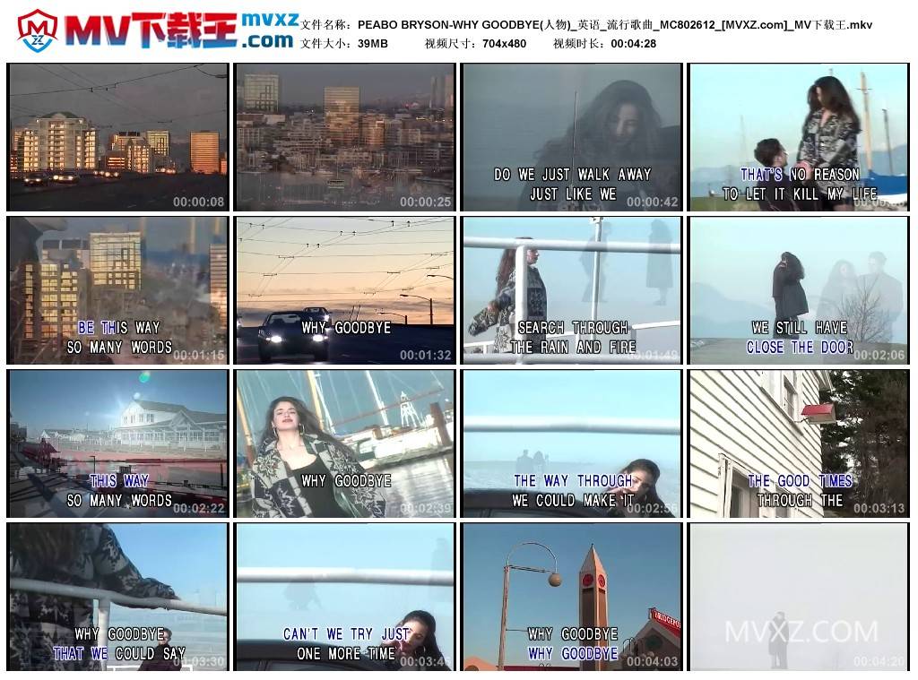 PEABO BRYSON-WHY GOODBYE(人物)_英语_流行歌曲_MC802612